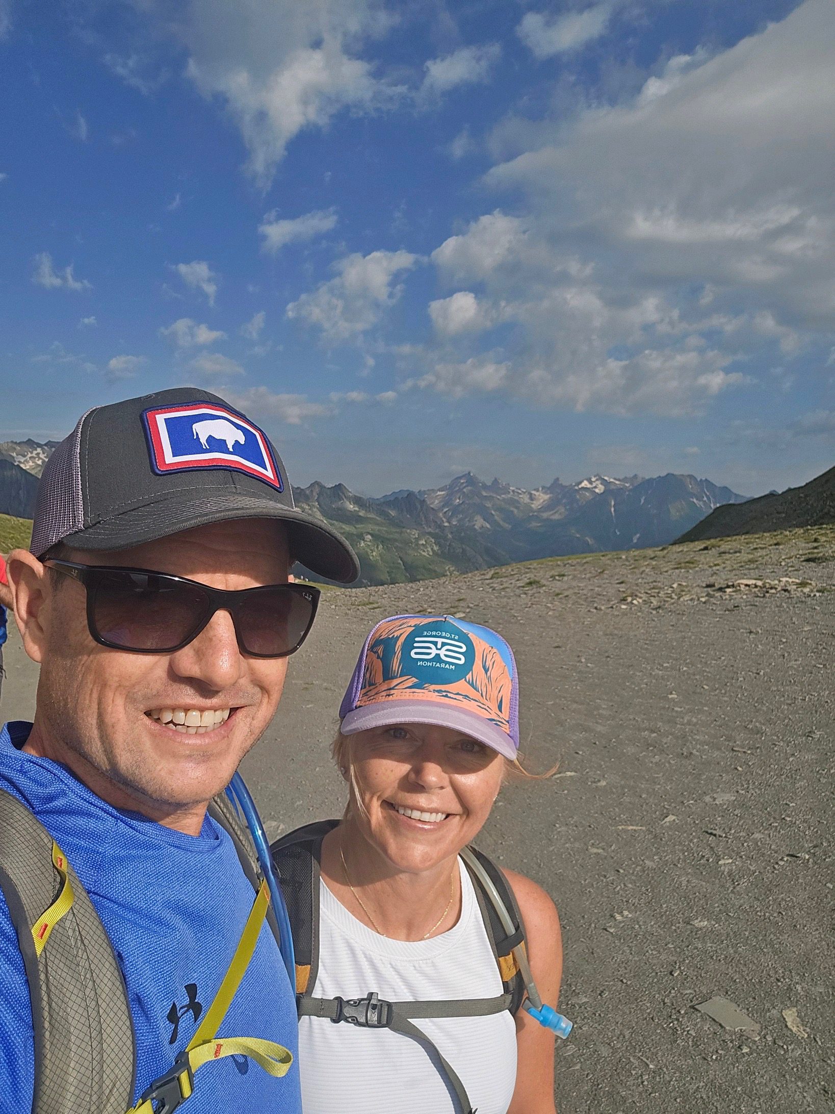 Macey and Keith Hiking